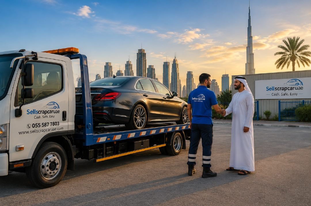 Scrap car valuation and inspection service in UAE