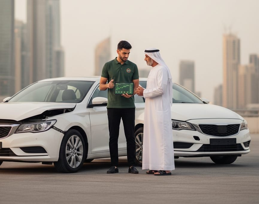 Scrap car valuation service for vehicle owners in UAE